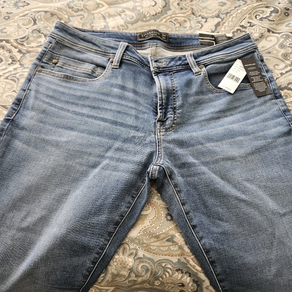 Liverpool Kingston Straight Jeans 35x30